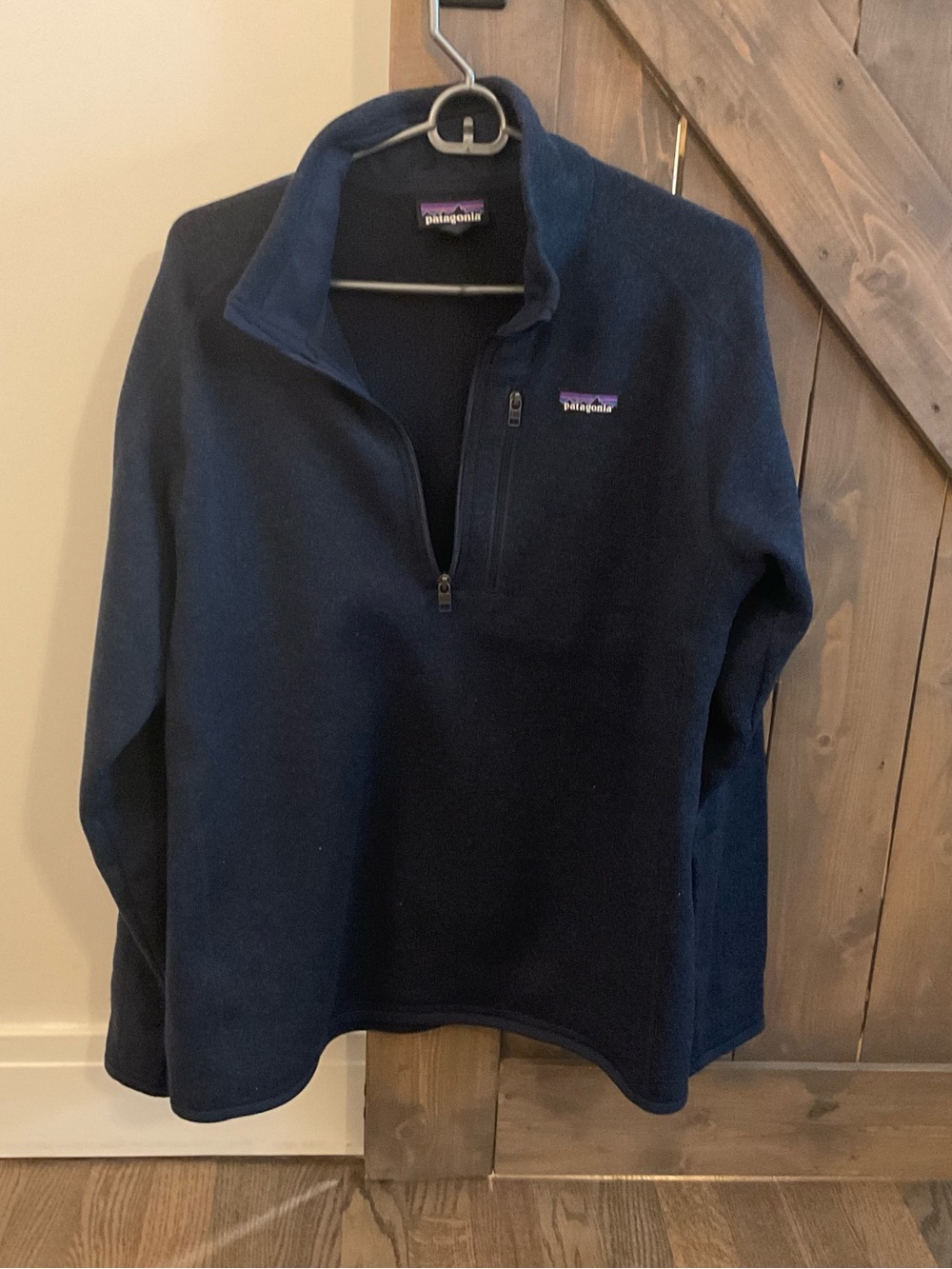 Patagonia Men’s Navy Quarter-Zip Fleece Pullover